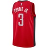 Dres Houston Rockets Kevin Porter JR 3 Nike 2022-23 Icon Edition Crvena Swingman